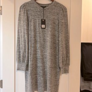 Lucky Brand NWT dress S gray heather